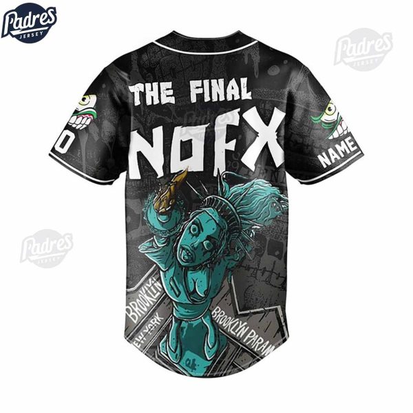 NOFX Band Custom Baseball Jersey 3