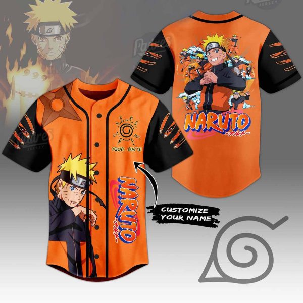 Naruto Japanese Custom Baseball Jersey 1