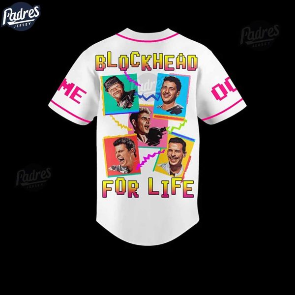 New NKOTB Blockhead For Life Custom Baseball Jersey 3