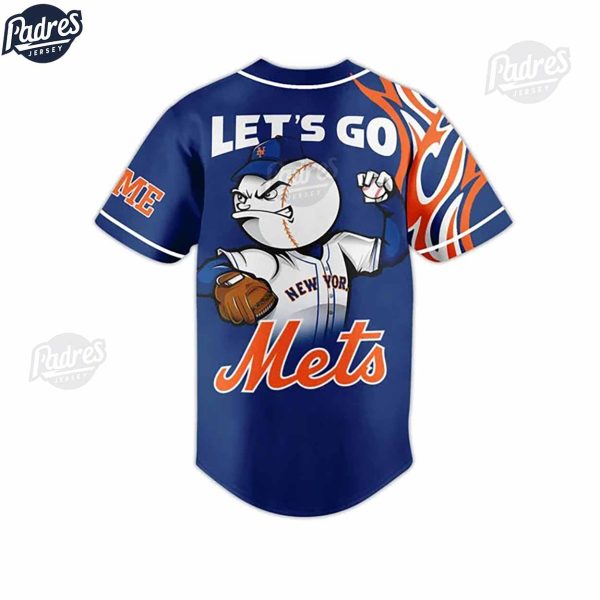 New York Mets Custom Baseball Jersey Fans Club 3