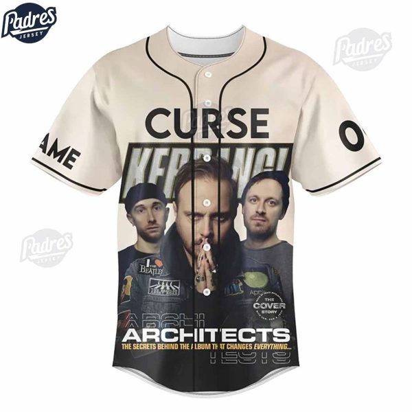 North America Tour 2024 Architects Custom Baseball Jersey Design 2