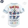 Olympic Games Team USA Stitch Custom Baseball Jersey 3