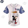 Olympic Paris Team USA Mickey Mouse Baseball Jersey 2