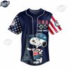 Olympic Paris Team USA Snoopy Custom Baseball Jersey 2