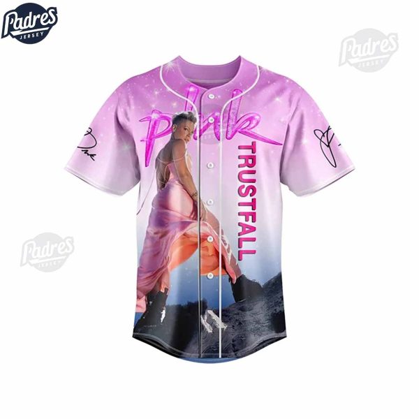 P!nk Trustfall Summer Carnival 2024 Baseball Jersey 2