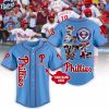Philadelphia Phillies Love Team Light Blue Design Custom Baseball Jersey Style 1