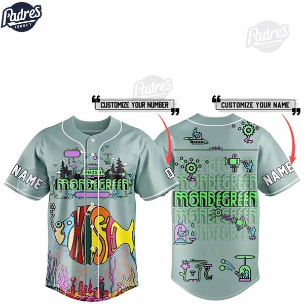 Phish Mondegreen Custom Baseball Jersey Style 1