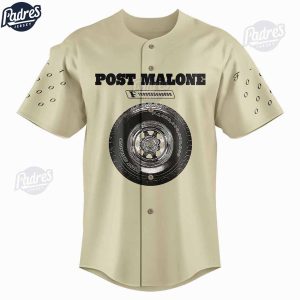 Post Malone F1 Trillion Tour Baseball Jersey 1