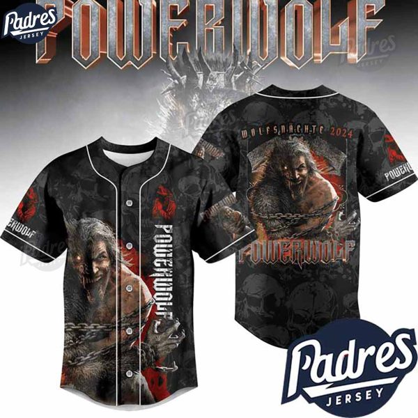 PowerWolf Band Baseball Jersey Style 1