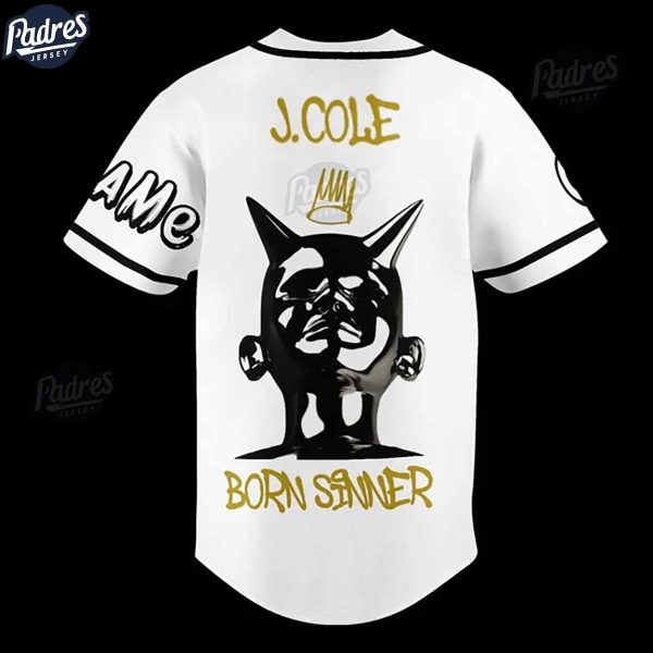 Rapper J Cole Custom Baseball Jersey 3