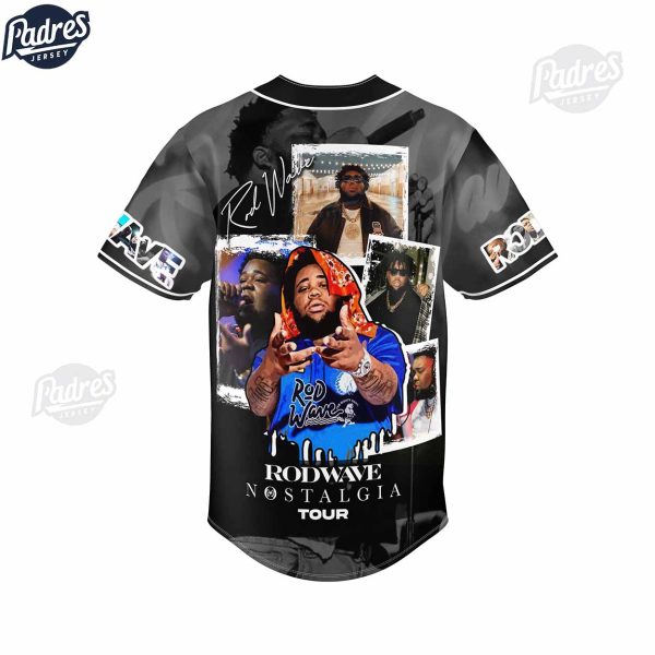 Rod Wave Nostalgia Tour Baseball Jersey 2