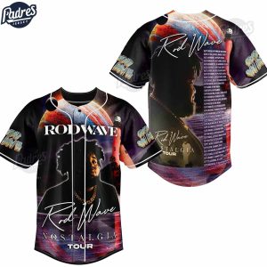 Rod Wave Nostalgia Tour Baseball Jersey Style