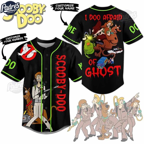 Scooby-Doo I Do Afraid Of Ghost Custom Baseball Jersey