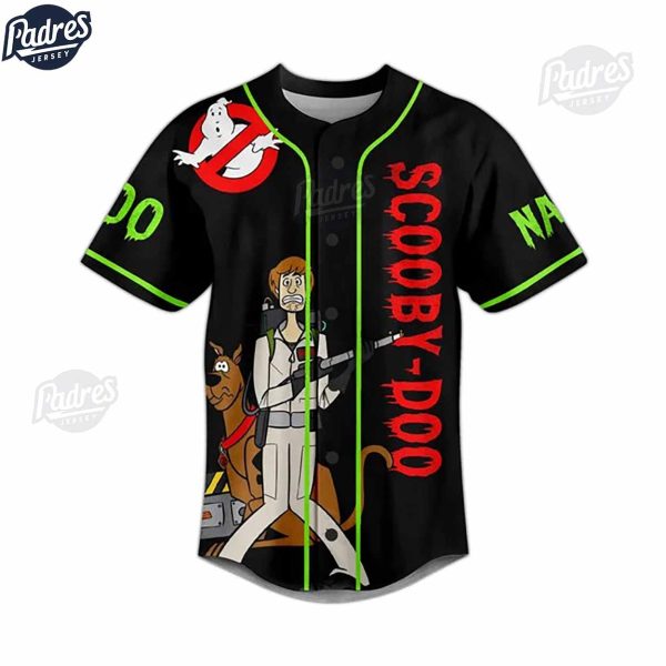 Scooby Doo I Do Afraid Of Ghost Custom Baseball Jersey 3