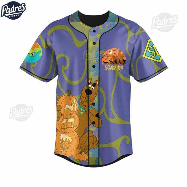 Scooby Doo Pizza Ghost Baseball Jersey 2