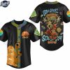 Scooby Doo Pizza Ghost Black Baseball Jersey 1