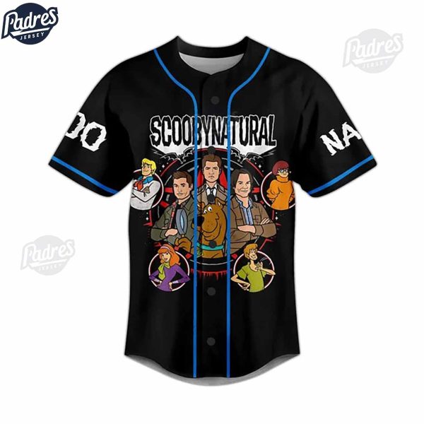 Scoobynatural Scooby Doo Custom Baseball Jersey 3