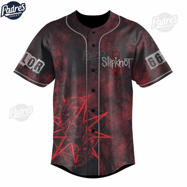 Slipknot The Devil In Custom Baseball Jersey Style 2