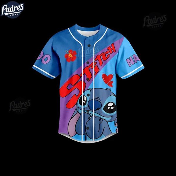 Stitch Disney Custom Baseball Jersey My Spirit Animal 3