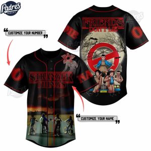 Stranger Things Don't Life Custom Movie Baseball Jersey