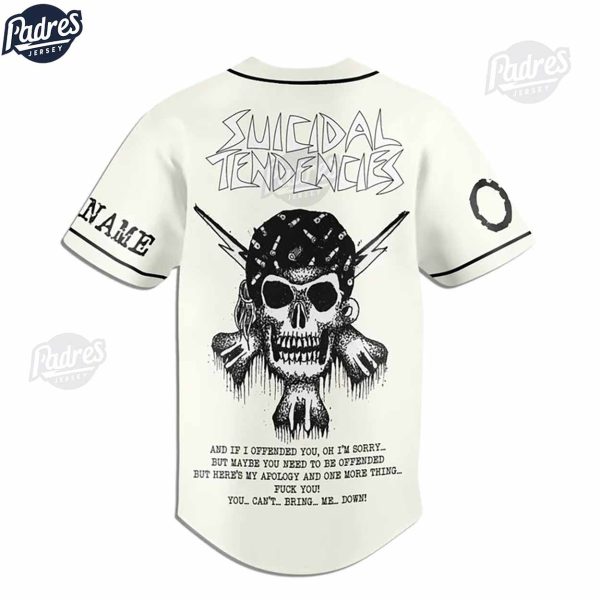 Suicidal Tendencies Band Custom Baseball Jersey 3