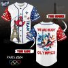 Team USA We Are Ready For Olympics Custom Baseball Jersey 1