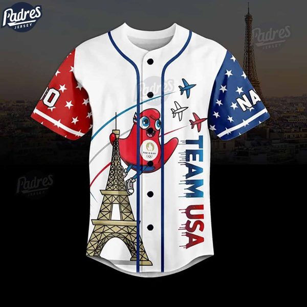 Team USA We Are Ready For Olympics Custom Baseball Jersey 3