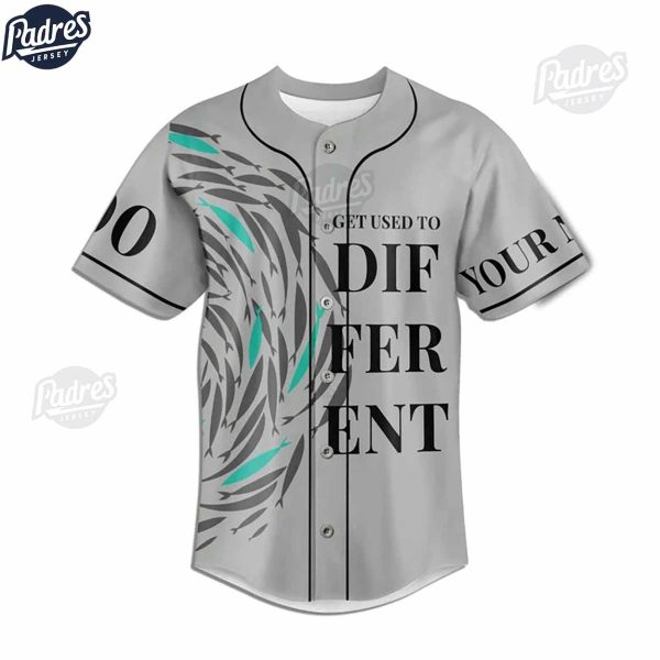 The Chosen Custom Grey Baseball Jersey 2