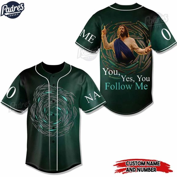 The Chosen You Follow Me Custom Movie Baseball Jersey 2