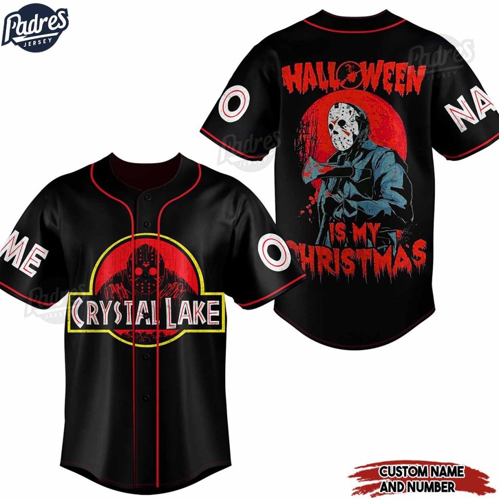 The Crystal Lake Custom Halloween Baseball Jersey for Horror Fans