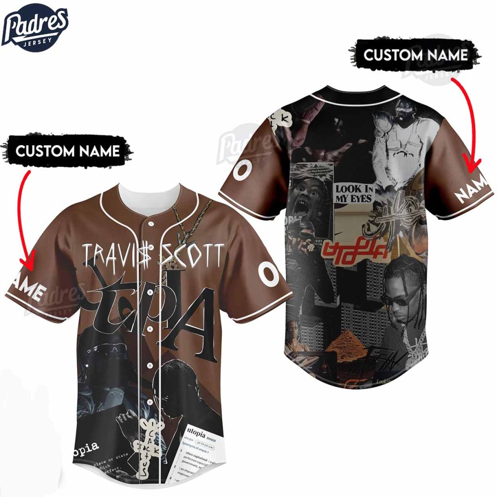 Travis Scott Custom Baseball Jersey For Fans