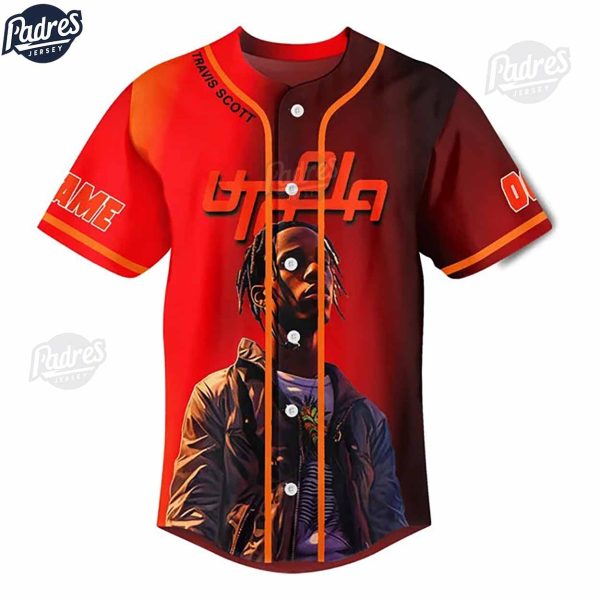 Travis Scott Look Mom I Can Fly Custom Baseball Jersey 2