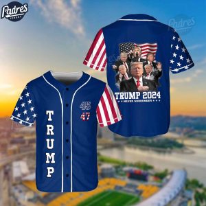 Trump 45 47 2024 President Donald Trump Baseball Jersey 1