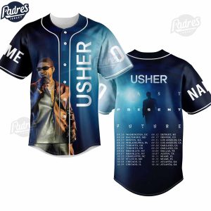 Usher Custom Baseball Jersey 1