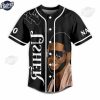 Usher Custom Black Baseball Jersey Style 3