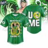 WWE John Cena Never Give Up Custom Baseball Jersey 1