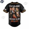 WWE Summerslam 2024 Custom Black Baseball Jersey 3