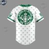 Weed Starbucks Baseball Jersey Style 4