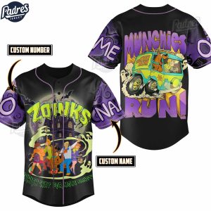 Which Way For More Candy Halloween Scooby Doo Custom Baseball Jersey 1