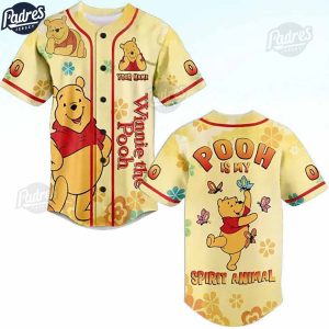 Winnie The Pooh Is My Spirit Animal Custom Baseball Jersey 1