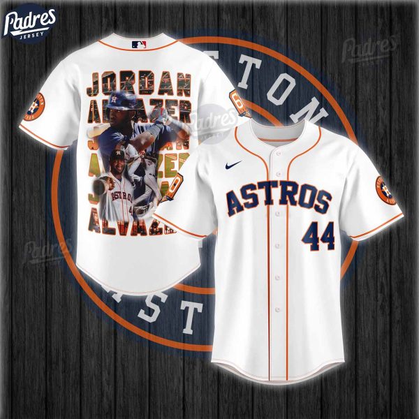 Yordan Alvarez Baseball Jersey Houston Astros Design 1