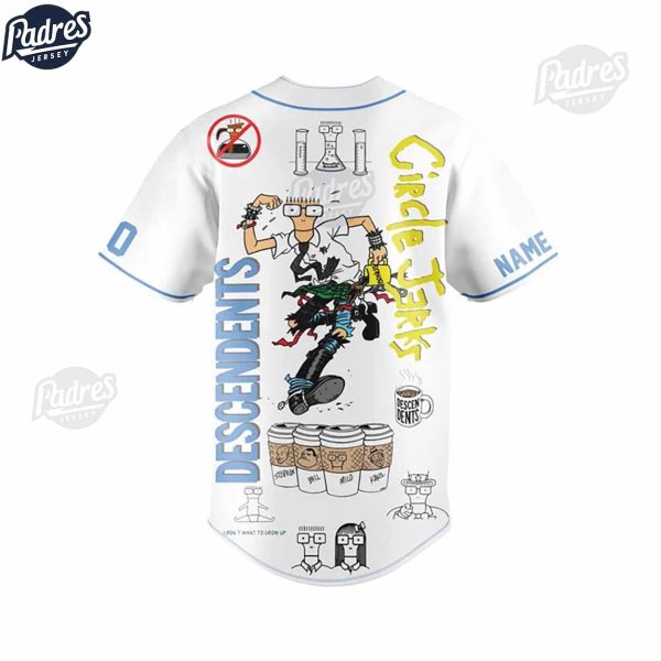 You Got Your Descendents In My Circle Jerks Custom Baseball Jersey 2