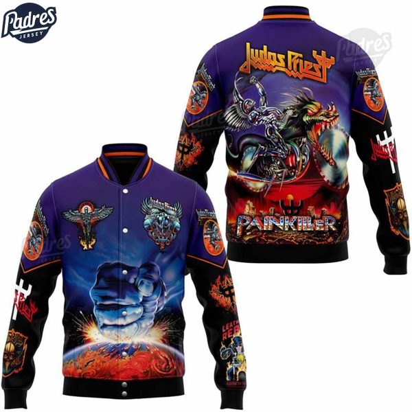 Music Judas Priest Baseball Jacket