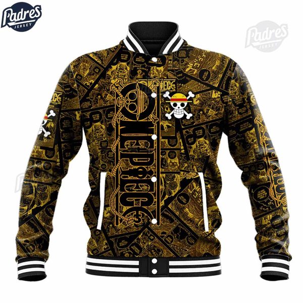 Anime Luffy Zoro Sanji Baseball Jacket 1