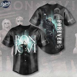 Bon Jovi Forever Music Baseball Jersey 1