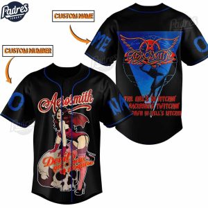 Custom Aerosmith Baseball JErsey For Fans 1