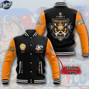 Custom Anime Nami Baseball Jacket 1