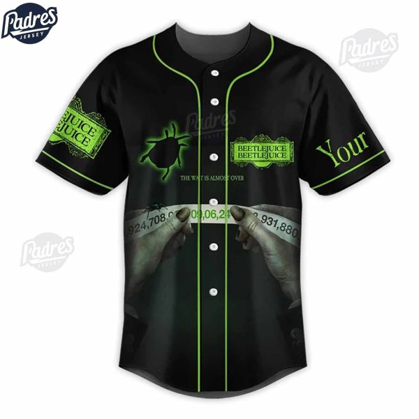 Custom Beetlejuice Beetlejuice Baseball Jersey 2