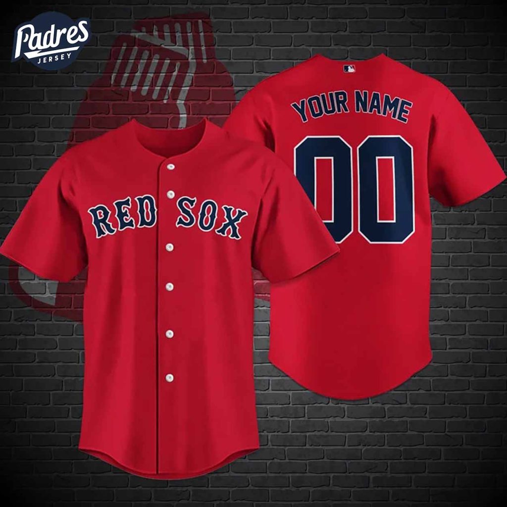 Custom Boston Red Sox MLB Baseball Jersey