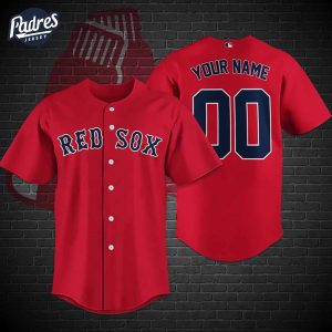 Custom Boston Red Sox MLB Baseball Jersey 1